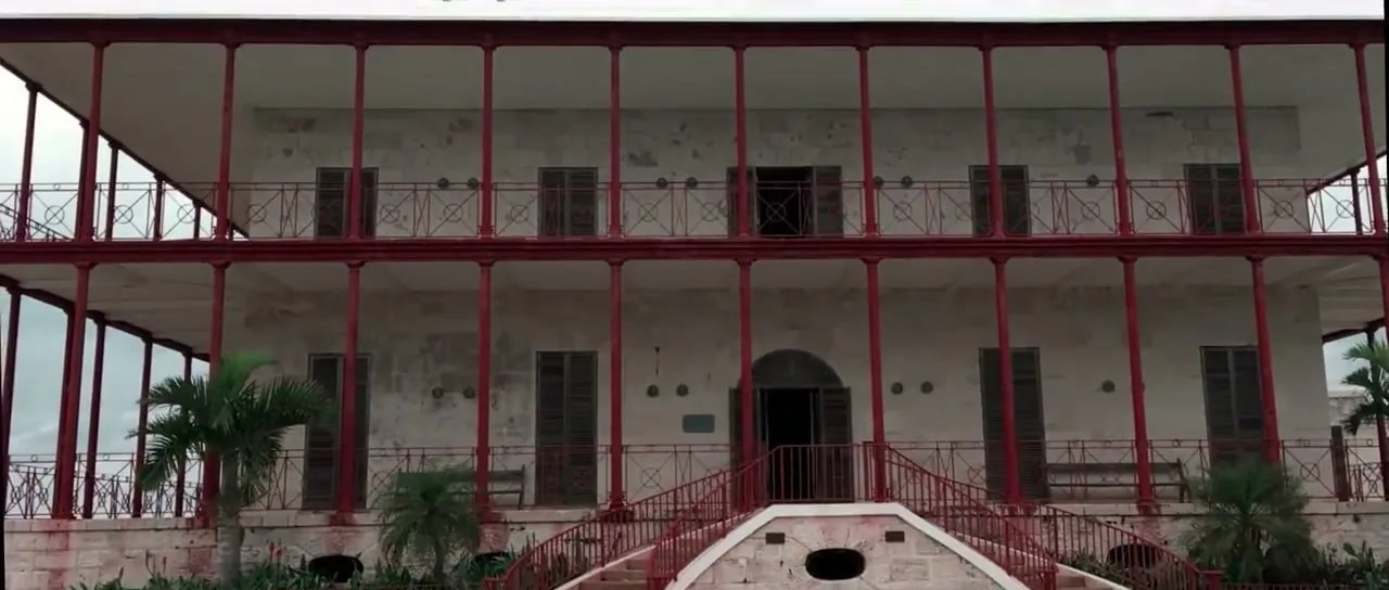 The Commissioner's House at the Royal Naval Dockyard in Bermuda