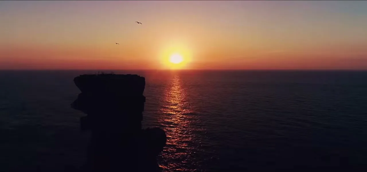 Sunset over the Caribbean Sea off Curaçao