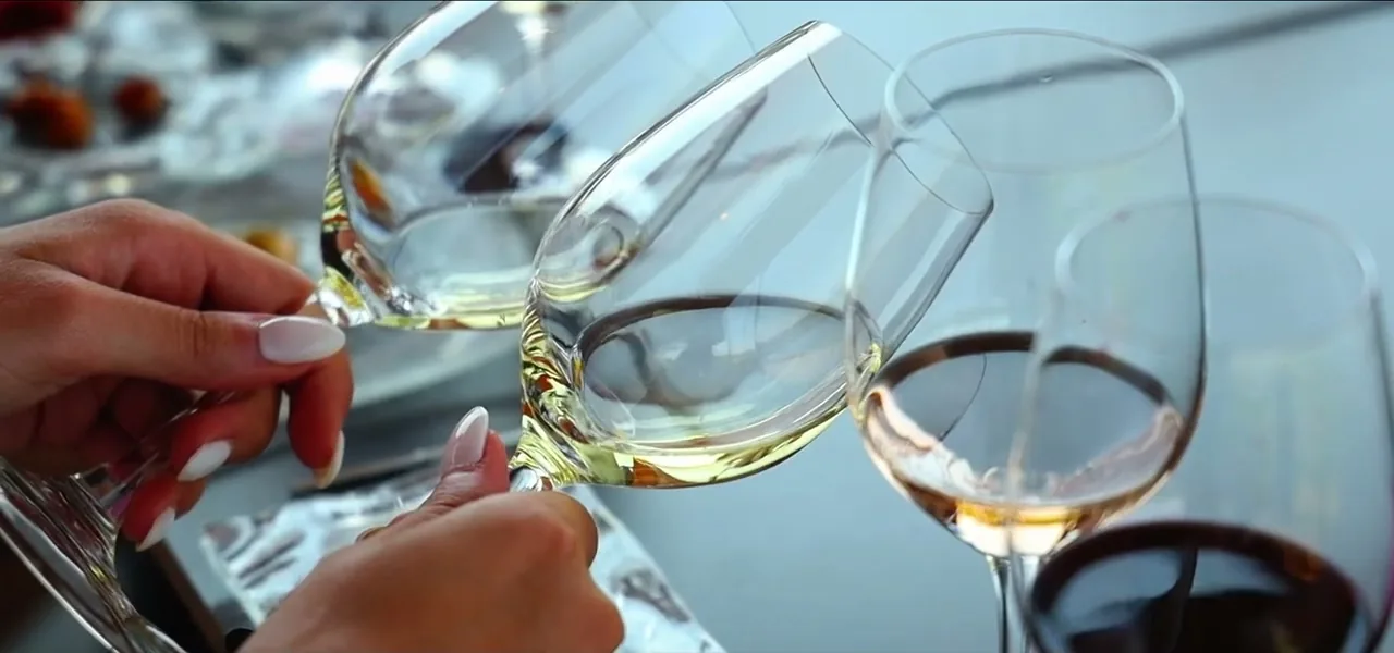 A Greek wine tasting at the Gerovassiliou winery near Thessaloniki, Greece
