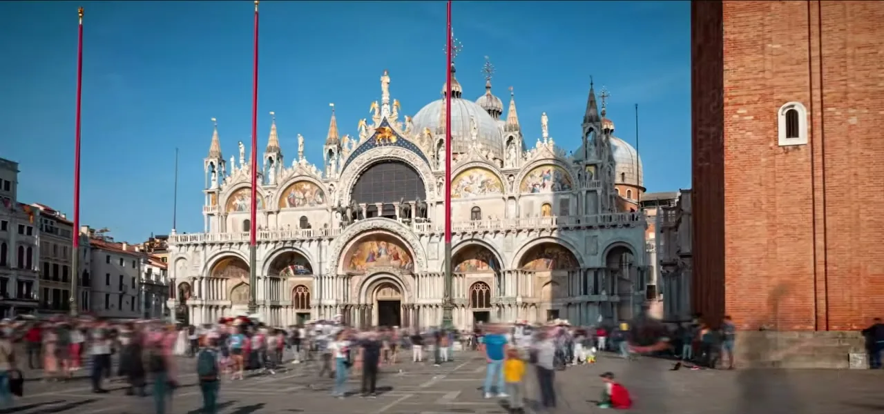 St Mark's Basilica and Piazza San Marco in Venice, Italy