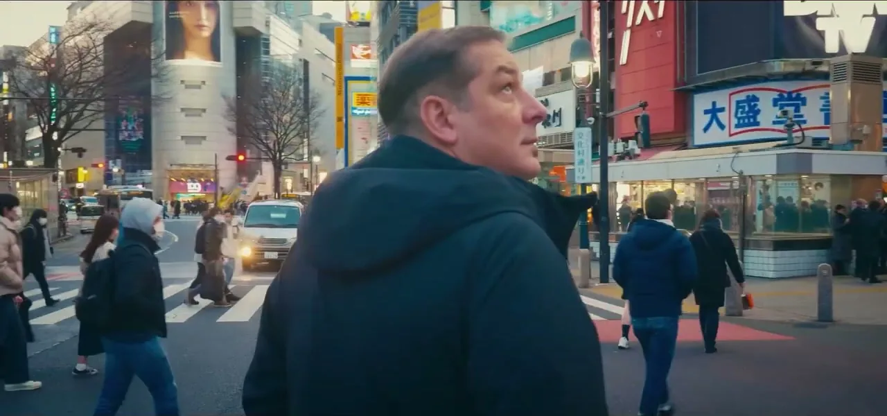 Sorin at the Shibuya Scramble Crossing in Tokyo, Japan
